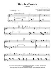 There Is a Fountain (solo piano) Sheet Music by Traditional American Melody