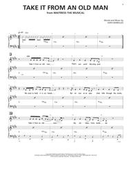 Take It From An Old Man (from Waitress The Musical) Sheet Music by Sara Bareilles