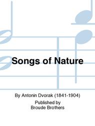 Songs of Nature Sheet Music by Antonin Dvorak