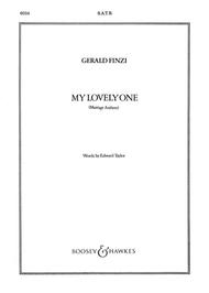 My Lovely One Sheet Music by Gerald Finzi