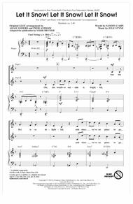 Let It Snow! Let It Snow! Let It Snow! Sheet Music by Glee Cast
