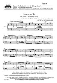 Laudamus Te Sheet Music by Antonio Vivaldi