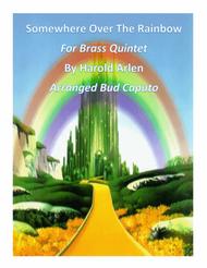 Over The Rainbow (from The Wizard Of Oz) for Brass Quintet Sheet Music by Judy Garland
