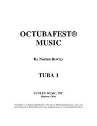 Octubafest Tuba 1 Bass Clef Part Book - Tuba/Euphonium Quartet Sheet Music by Traditional