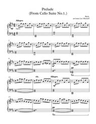Prelude (Cello Suite No.1. Sheet Music by Johann Sebastian Bach