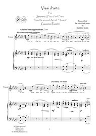 Puccini - Tosca (Act2) Vissi d'arte - Soprano and piano Sheet Music by Puccini Giacomo