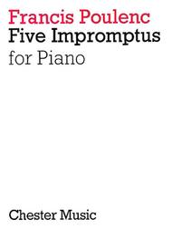Five Impromptus For Piano Sheet Music by Francis Poulenc