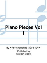 Piano Pieces Vol I Sheet Music by Nikos Skalkottas