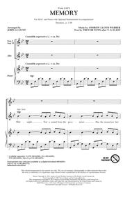 Memory (from Cats) (arr. John Leavitt) Sheet Music by Andrew Lloyd Webber