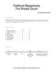 Festival Repertoire For Snare Drum Sheet Music by Murray Houllif