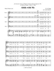 Abide with Me (TTBB) Sheet Music by W. H. Monk