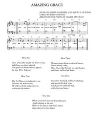 Amazing Grace Sheet Music by James P. Carrell and David S. Clayton