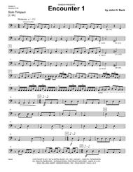 Encounters (6 Advanced Timpani Solos) Sheet Music by John H. Beck