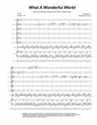 What A Wonderful World (for Saxophone Quintet) Sheet Music by Louis Armstrong