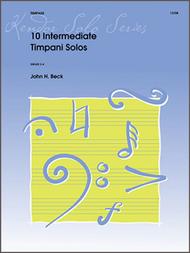 10 Intermediate Timpani Solos Sheet Music by Beck
