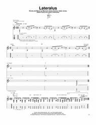 Lateralus Sheet Music by Adam Jones
