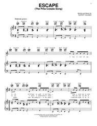 Escape (The Pina Colada Song) Sheet Music by Rupert Holmes