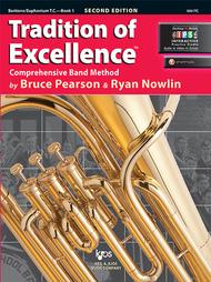 Tradition of Excellence Book 1 - Baritone/Euphonium T.C. Sheet Music by Bruce Pearson