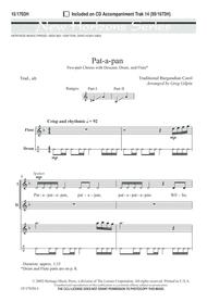 Pat-a-pan Sheet Music by Greg Gilpin