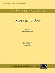 Mother to Son Sheet Music by Gwyneth W. Walker
