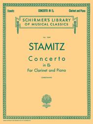 Clarinet Concerto No.6 in Eb Major - Clarinet/Piano Sheet Music by Carl Philipp Stamitz