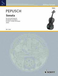 Sonata in D Minor Sheet Music by John Christopher Pepusch