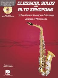 Classical Solos for Alto Saxophone Sheet Music by Philip Sparke