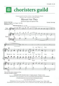 Blessed Are They Sheet Music by Carolyn Jennings