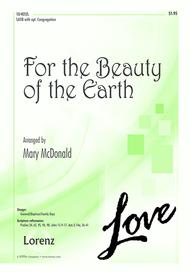 For the Beauty of the Earth Sheet Music by Mary McDonald