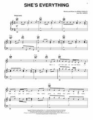 She's Everything Sheet Music by Brad Paisley