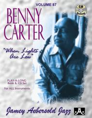 Volume 87 - Benny Carter "When Lights Are Low" Sheet Music by Benny Carter