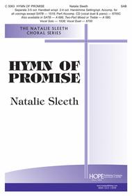 Hymn of Promise Sheet Music by Natalie Sleeth