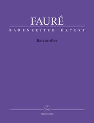 Barcarolles Sheet Music by Gabriel Faure