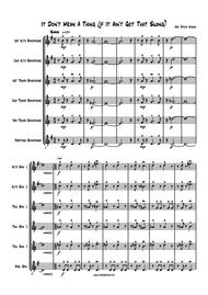 It Don't Mean A Thing For Saxophone Sextet Sheet Music by Duke Ellington