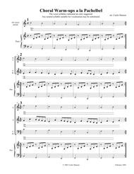 Choral Warm-ups a la Pachelbel (SATB) Sheet Music by Johann Pachelbel