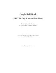 Jingle Bell Rock - Fun Duet for Easy & Intermediate Piano! Sheet Music by Joe Beal