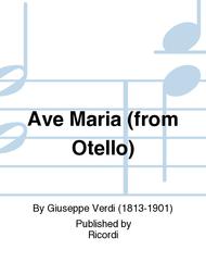 Ave Maria (from Otello) Sheet Music by Giuseppe Verdi