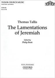 The Lamentations of Jeremiah Sheet Music by Thomas Tallis