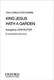 King Jesus hath a garden Sheet Music by John Rutter