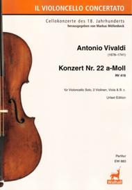 Konzert Nr. 22 a-Moll RV 419 Sheet Music by Antonio Vivaldi