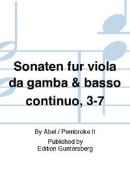 Sonaten fur viola da gamba & basso continuo