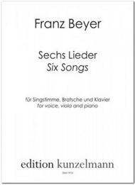 Sechs Lieder (Six Songs) Sheet Music by Beyerf