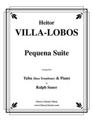 Pequena Suite for Tuba or Bass Trombone and Piano Sheet Music by Heitor Villa-Lobos