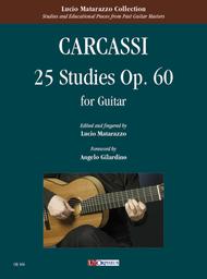 25 Studies Op. 60 for Guitar Sheet Music by Matteo Carcassi