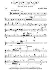 Smoke On The Water for Flute Quartet Sheet Music by Deep Purple