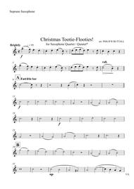 Christmas Tootie-Flooties! (Saxophone Quartet / Quintet) - Set of Parts [x4 / 5] Sheet Music by Philip R Buttall