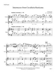 Intermezzo from Cavalleria Rusticana- chamber ensemble Sheet Music by Pietro Mascagni