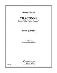 Chaconne Sheet Music by Henry Purcell