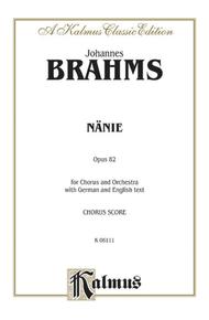 Nanie-Nenia Sheet Music by Johannes Brahms