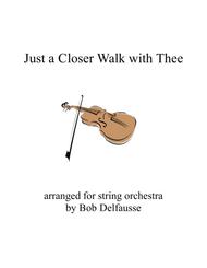 Just a Closer Walk with Thee Sheet Music by Traditional